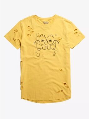 HOT TOPIC | Yellow Spongebob Graphic Short Sleeve Tee